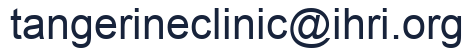 Clinic contact email (shown as an image)