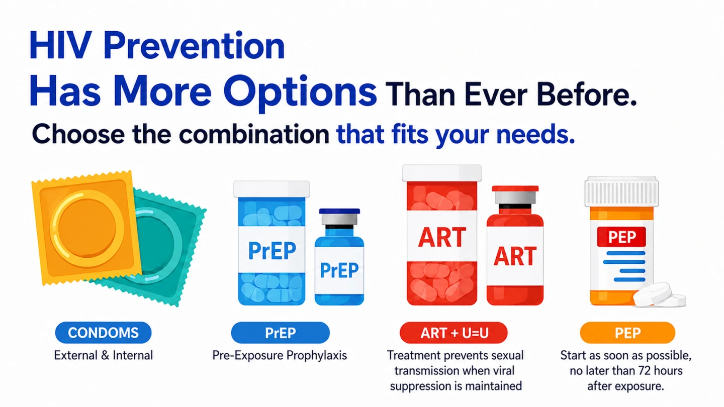 HIV prevention offers several effective choices