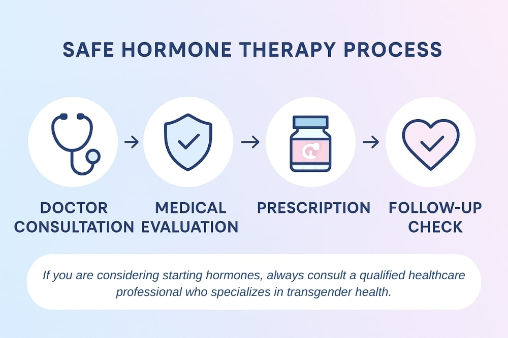 Safe Hormone Therapy Process