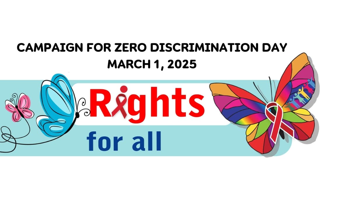 Campaign for Zero Discrimination Day, March 1, 2025