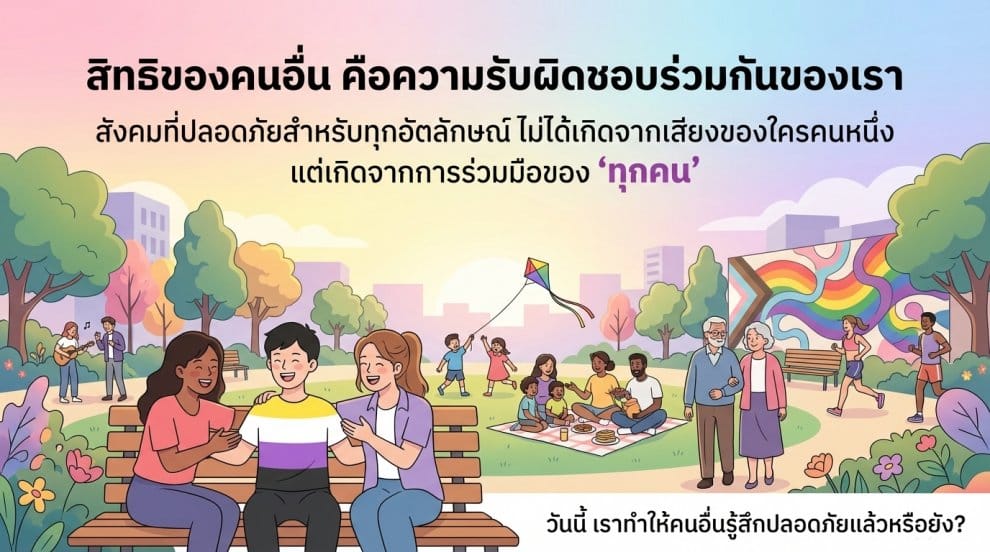 การเคารพอัตลักษณ์ของคนอื่น คือหัวใจของ สิทธิมนุษยชน