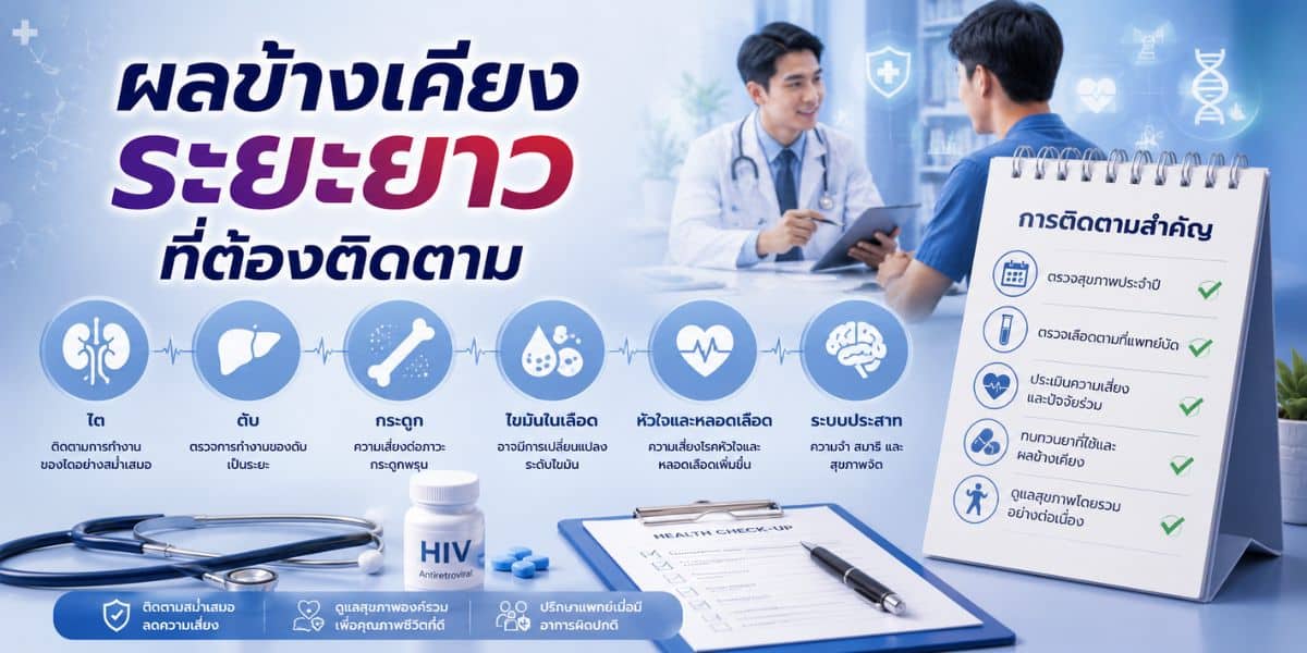 Long-term side effects to monitor
