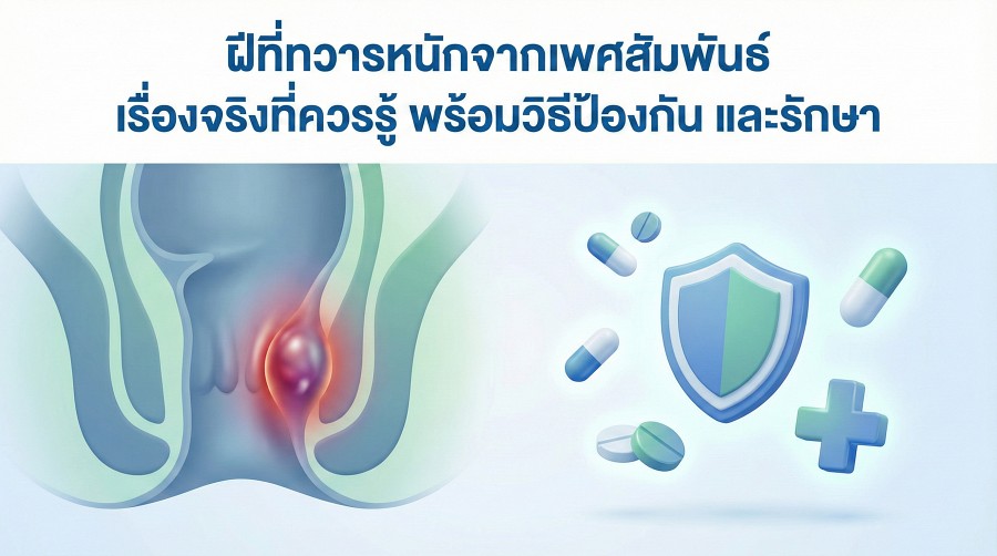 ฝีที่ทวารหนักจากเพศสัมพันธ์ เรื่องจริงที่ควรรู้