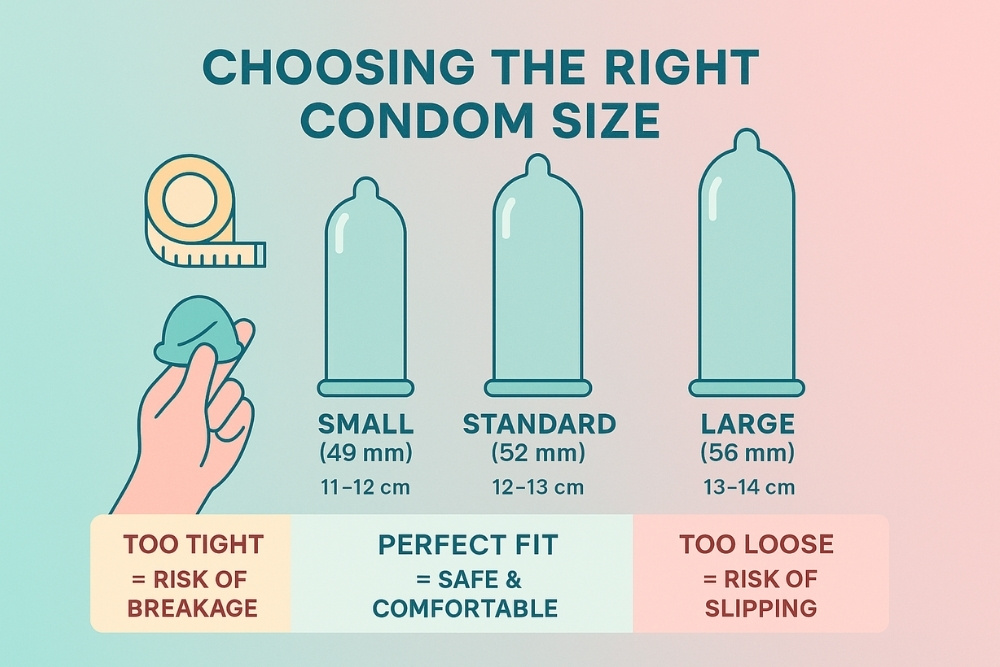 Choosing the Right Condom Size to Prevent Condom Rupture