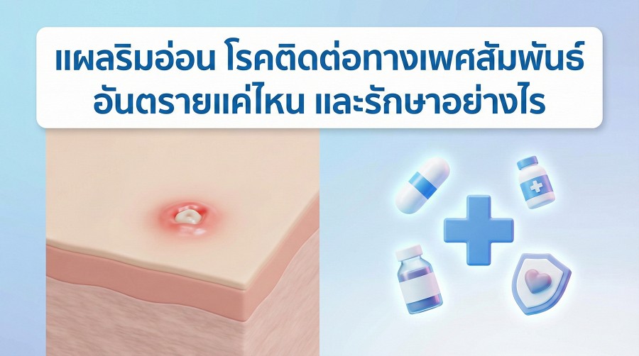 แผลริมอ่อน โรคติดต่อทางเพศสัมพันธ์ อันตรายแค่ไหน