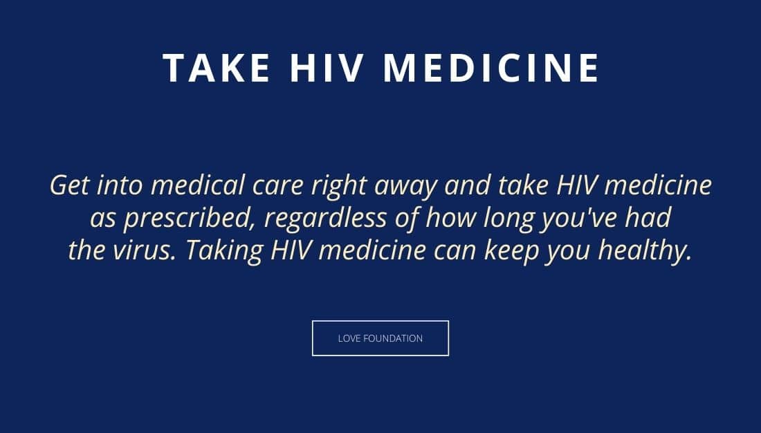 take hiv medicine