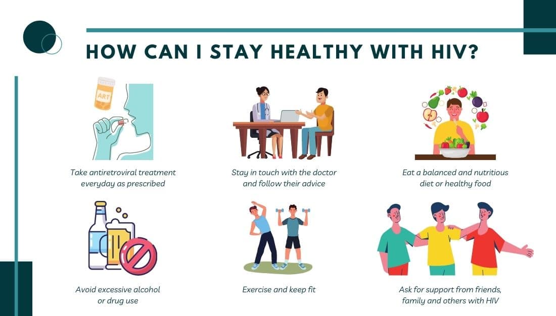 stay healthy with hiv