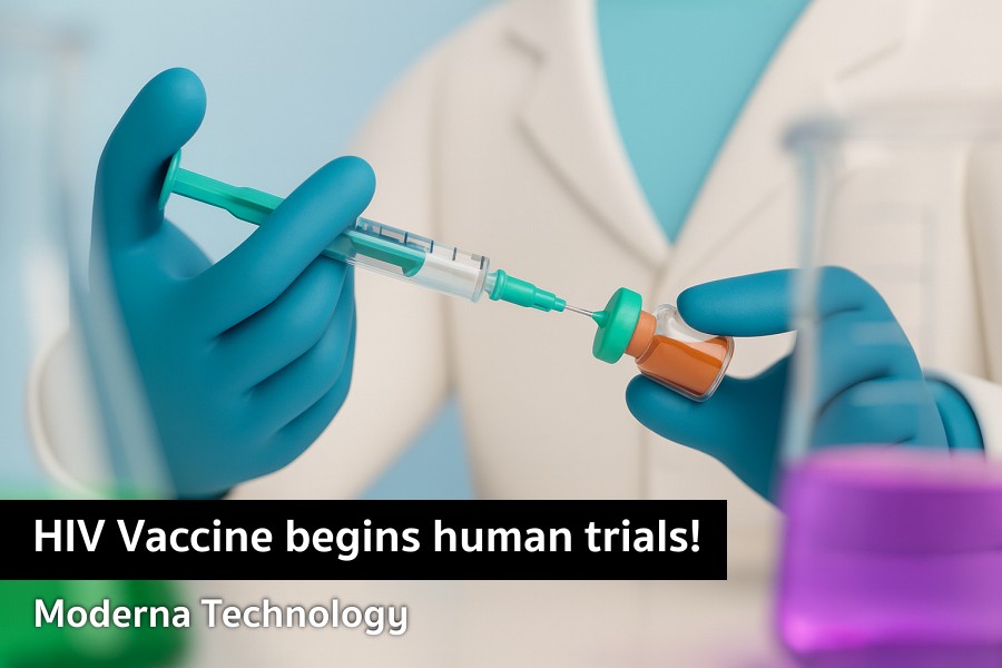 HIV vaccine begins human trials, Moderna technology