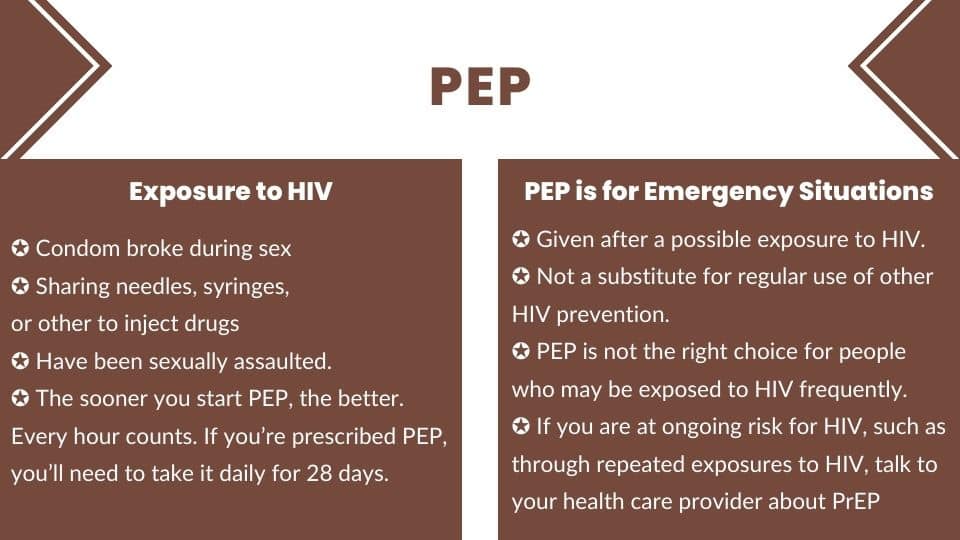 PEP Exposure to HIV