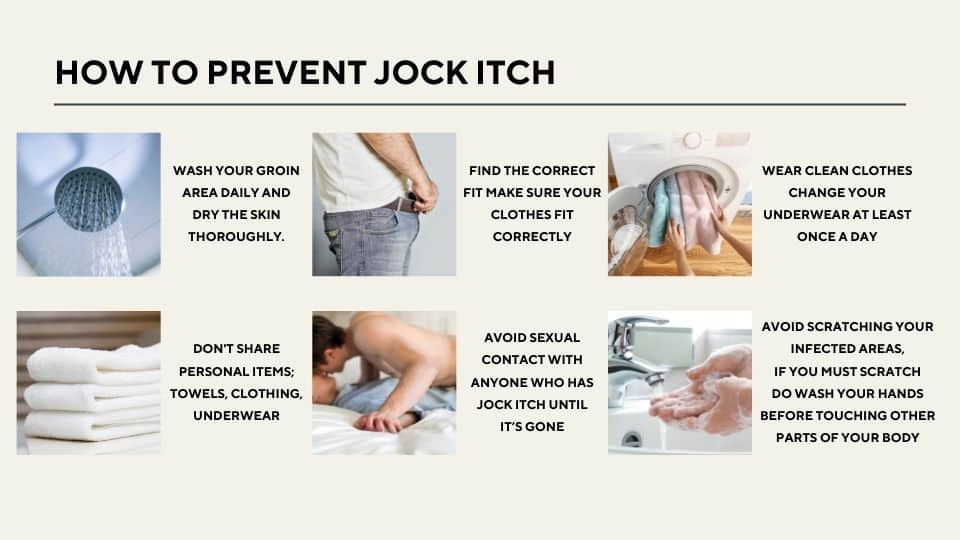 How to prevent jock itch