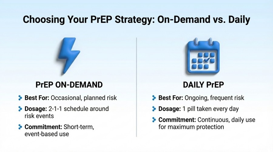 Different Ways to Use PrEP
