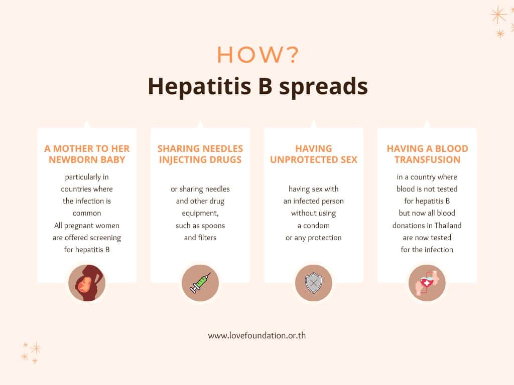 Hepatitis B spreads