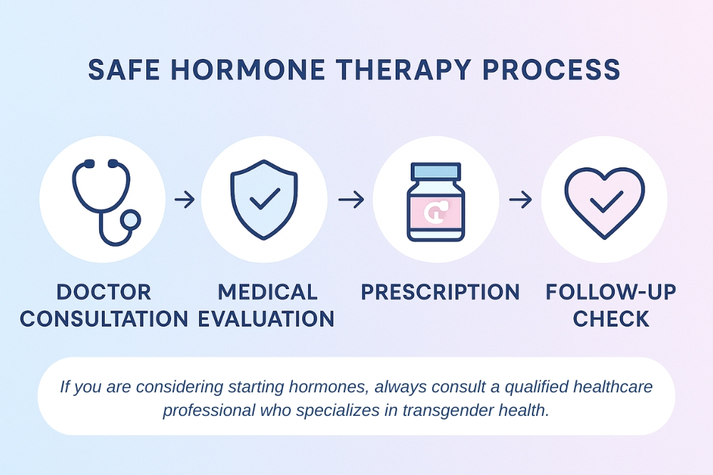 Safe Hormone Therapy Process