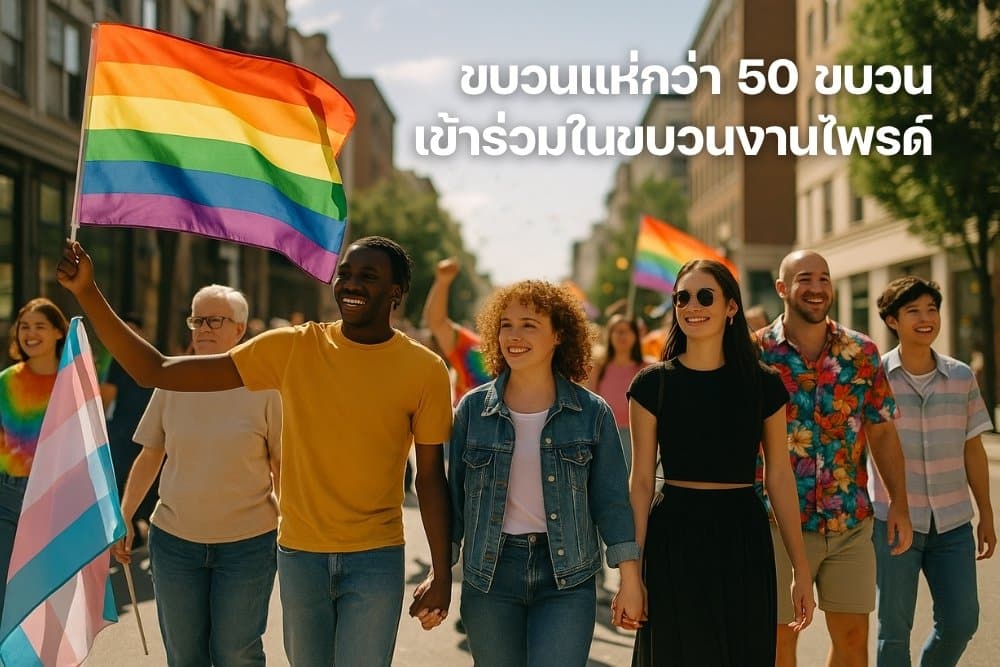 Jacinda Ardern กลายเป็นนายกรัฐมนตรีนิวซีแลนด์คนแรกที่เดิน ขบวนงานไพรด์