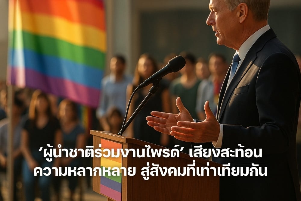 ผู้นำชาติร่วมงานไพรด์ เสียงสะท้อนความหลากหลาย สู่สังคมที่เท่าเทียมกัน