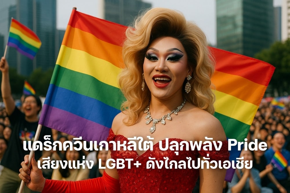 แดร็กควีนเกาหลีใต้ ปลุกพลัง Pride เสียงแห่ง LGBT+ ดังไกลไปทั่วเอเชีย