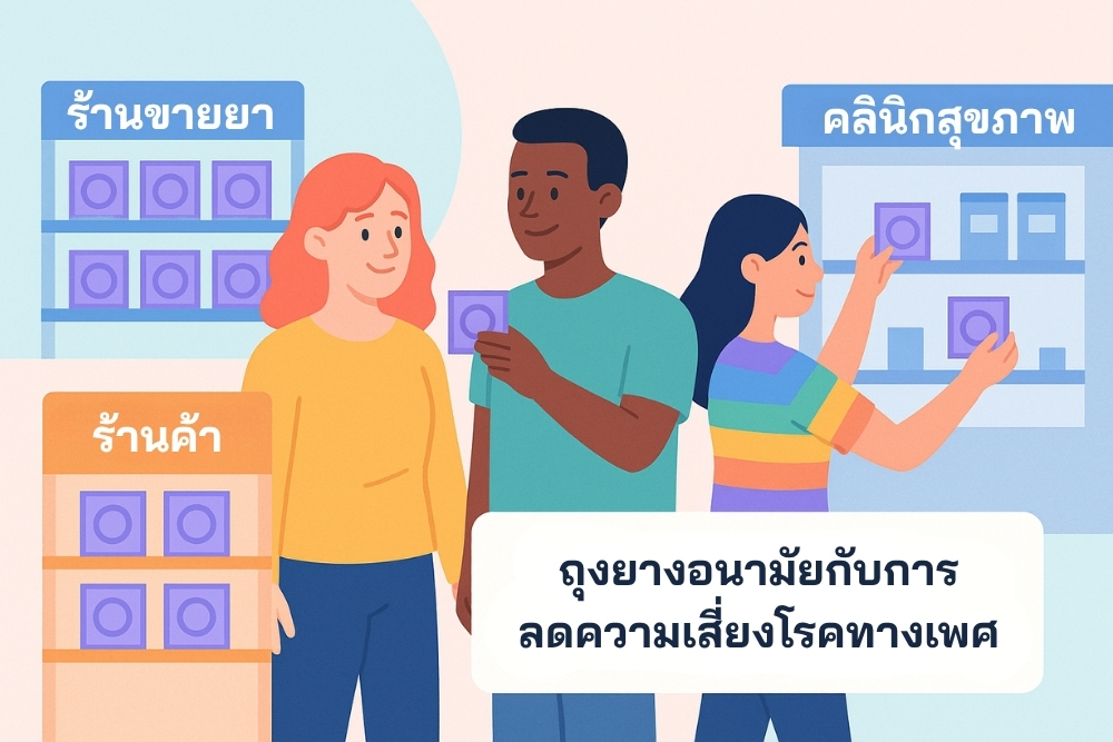 ถุงยางอนามัย กับการลดความเสี่ยงโรคทางเพศสัมพันธ์