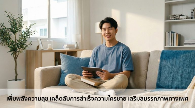 เพิ่มพลังความสุข เคล็ดลับการสำเร็จความใคร่ชาย เสริมสมรรถภาพทางเพศ