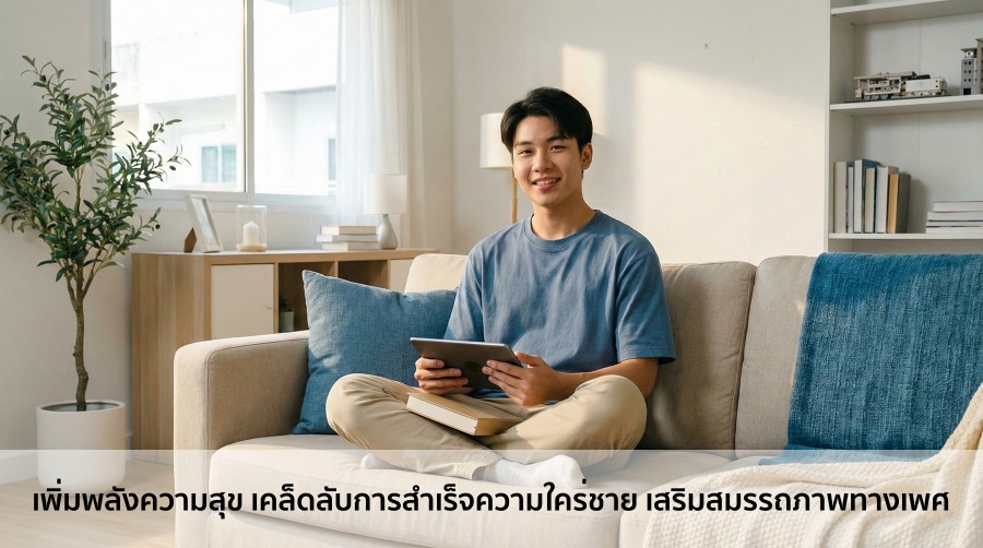 เพิ่มพลังความสุข เคล็ดลับการสำเร็จความใคร่ชาย เสริมสมรรถภาพทางเพศ