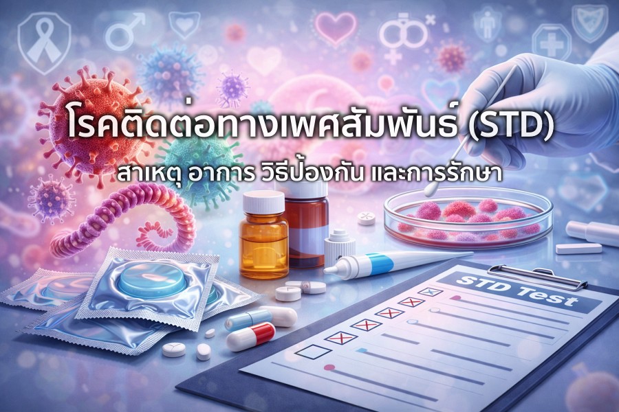 โรคติดต่อทางเพศสัมพันธ์ (STD) สาเหตุ อาการ วิธีป้องกัน และการรักษา