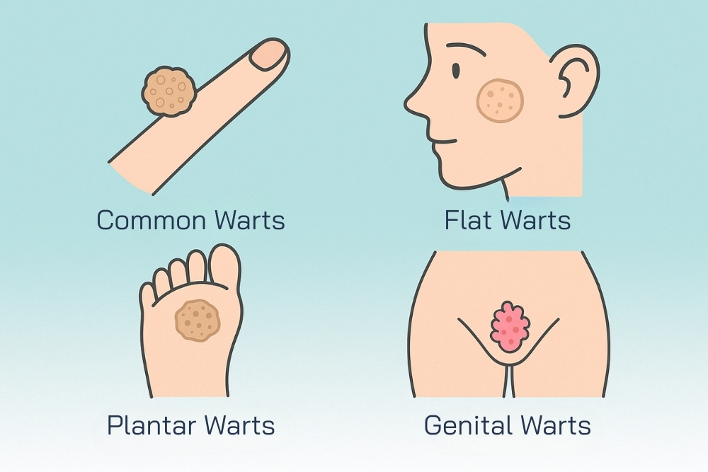 Types of Warts