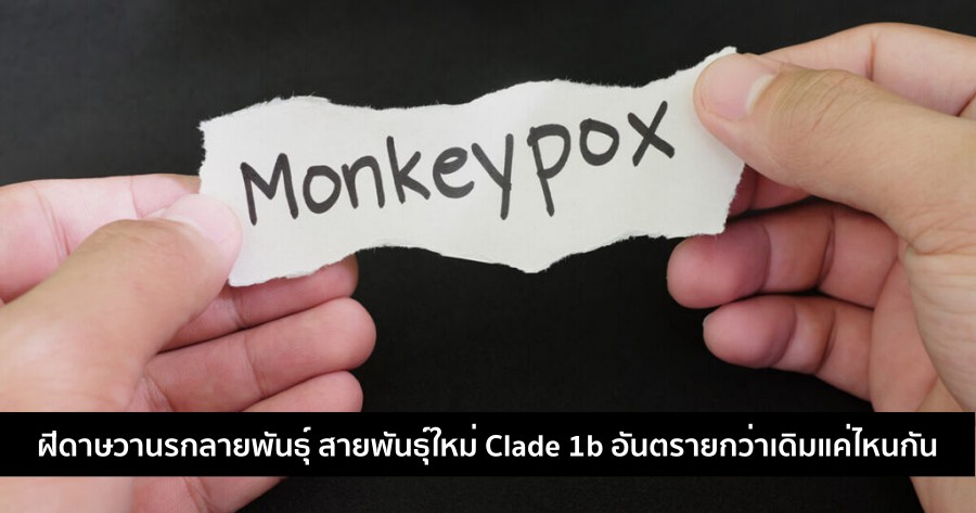 ฝีดาษวานรกลายพันธุ์ สายพันธุ์ใหม่ Clade 1b อันตรายกว่าเดิมแค่ไหนกัน