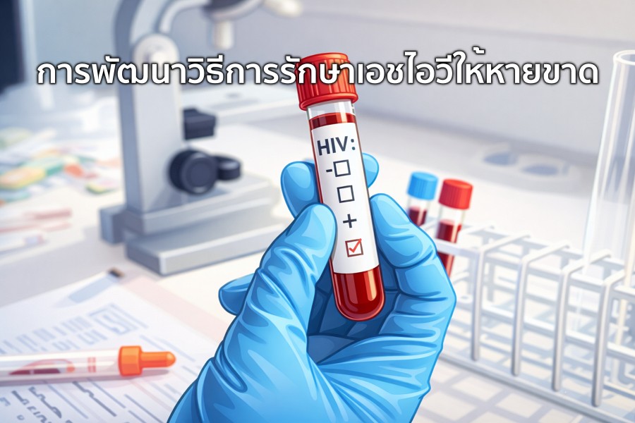 การพัฒนาวิธี การรักษาเอชไอวี ให้หายขาด