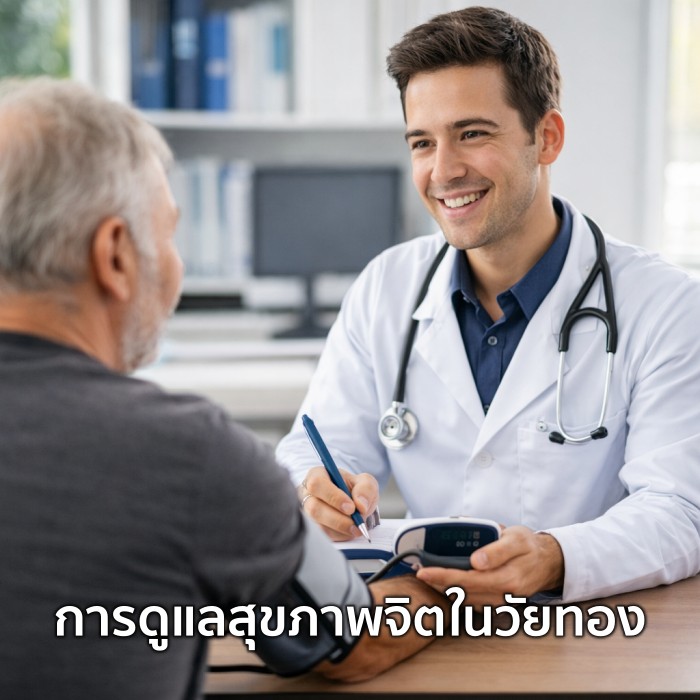 การดูแลสุขภาพจิตในวัยทอง