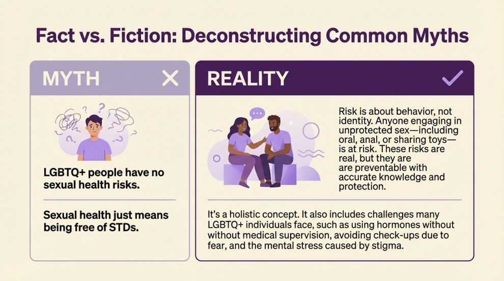 Common Myths About LGBTQ+ Sexual Health