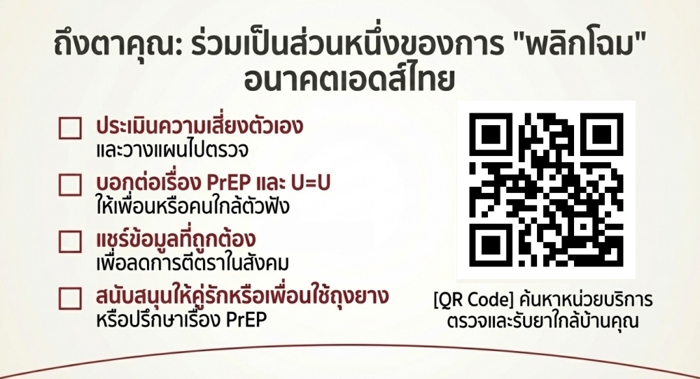 แล้วประชาชนควรทำอะไรใน วันเอดส์โลก 2568